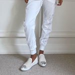 Jibs Slim Soft White + Silver Toe Cap leather slip-on sneaker flat shoes sustainable Editorial