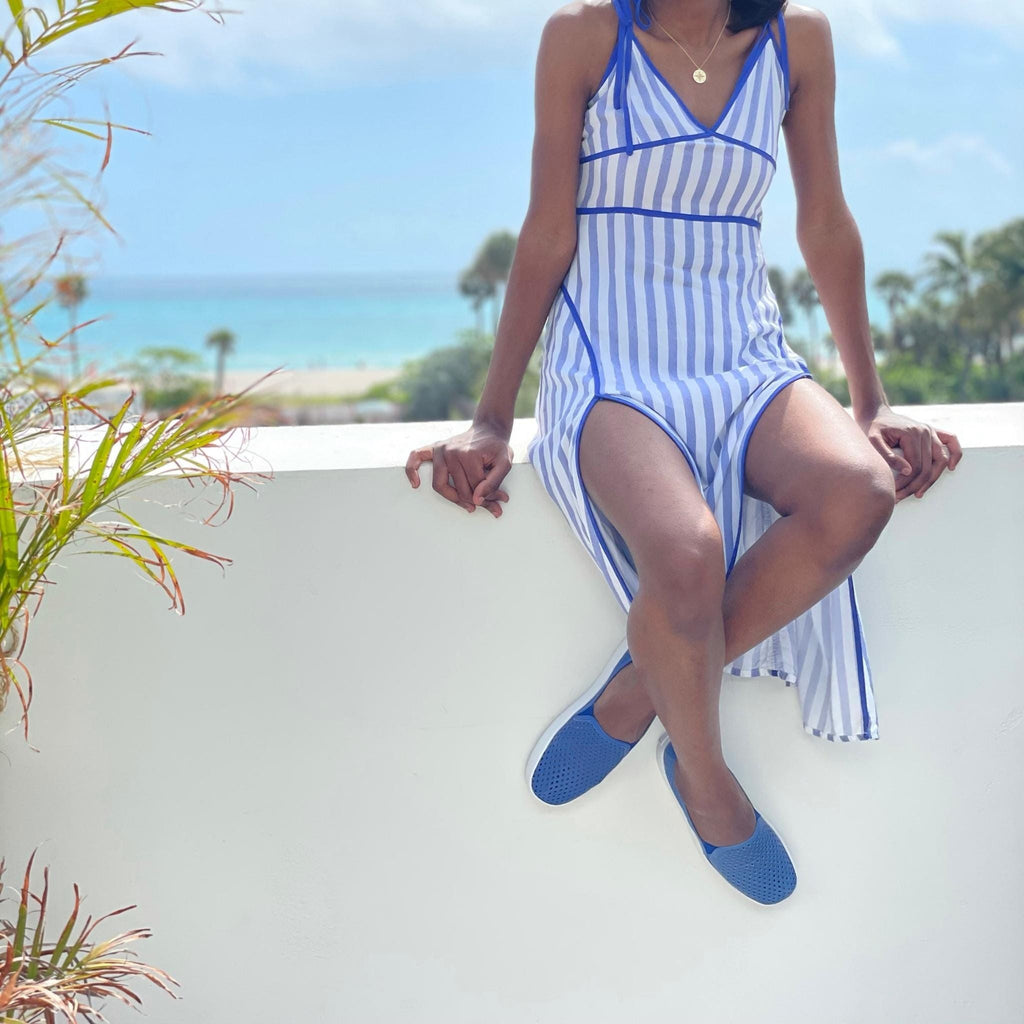 Jibs_Classics Galaxy Blue leather slip-on sneaker shoes sustainable Editorial