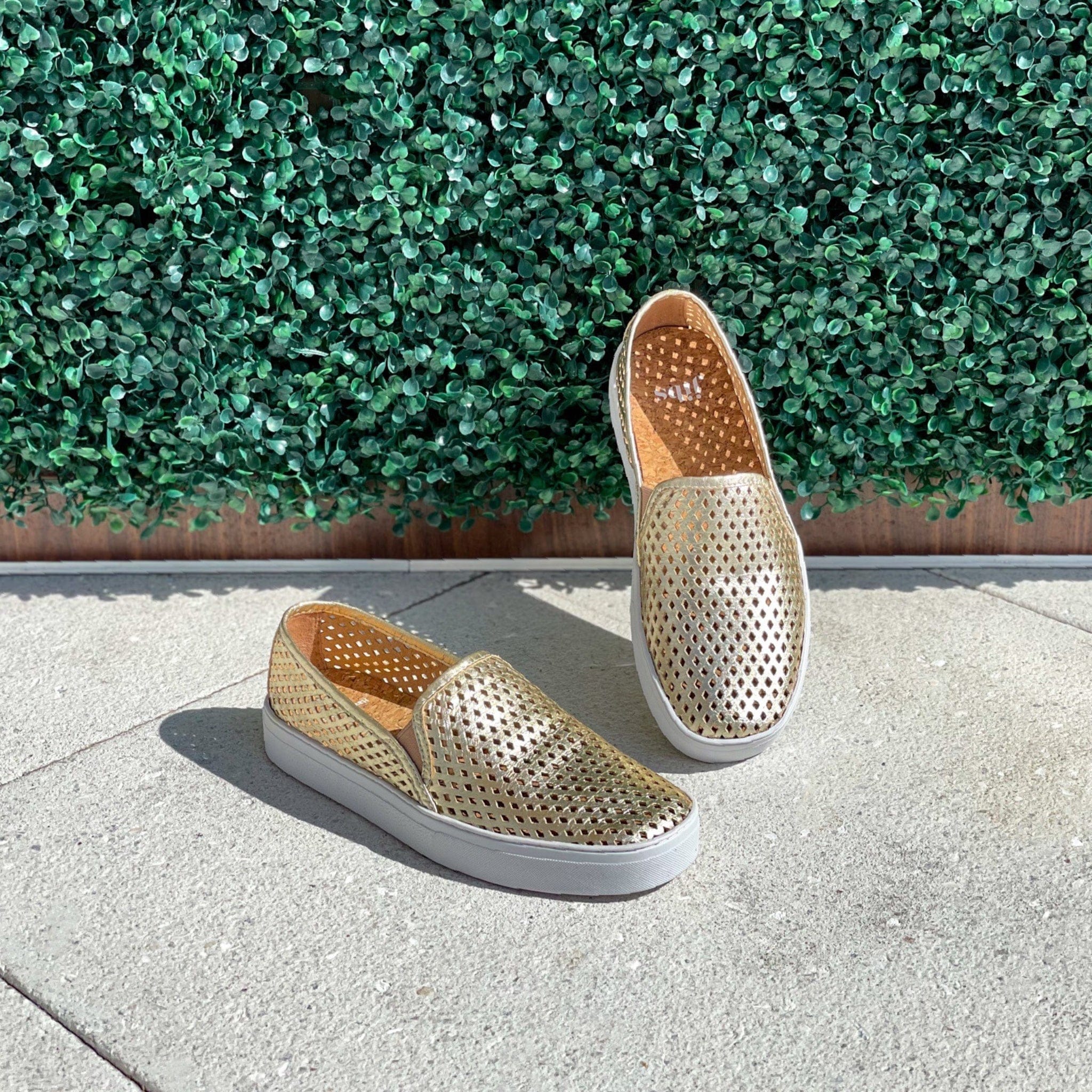 Sneaker Metallic Slip Ons Jibs Classic Gold - Main Image