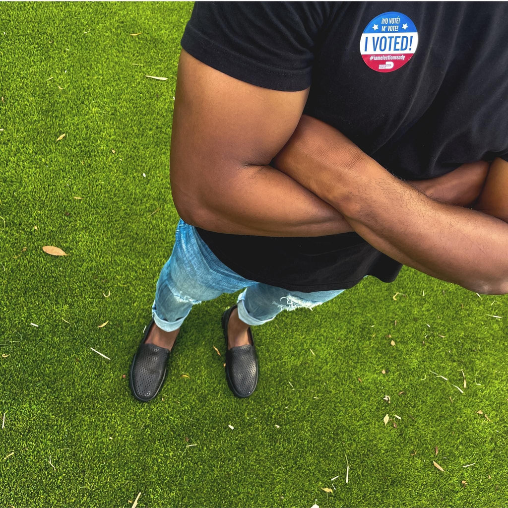 Jibs Classics Jet Black Royale leather slip-on sneaker shoes sustainable Editorial