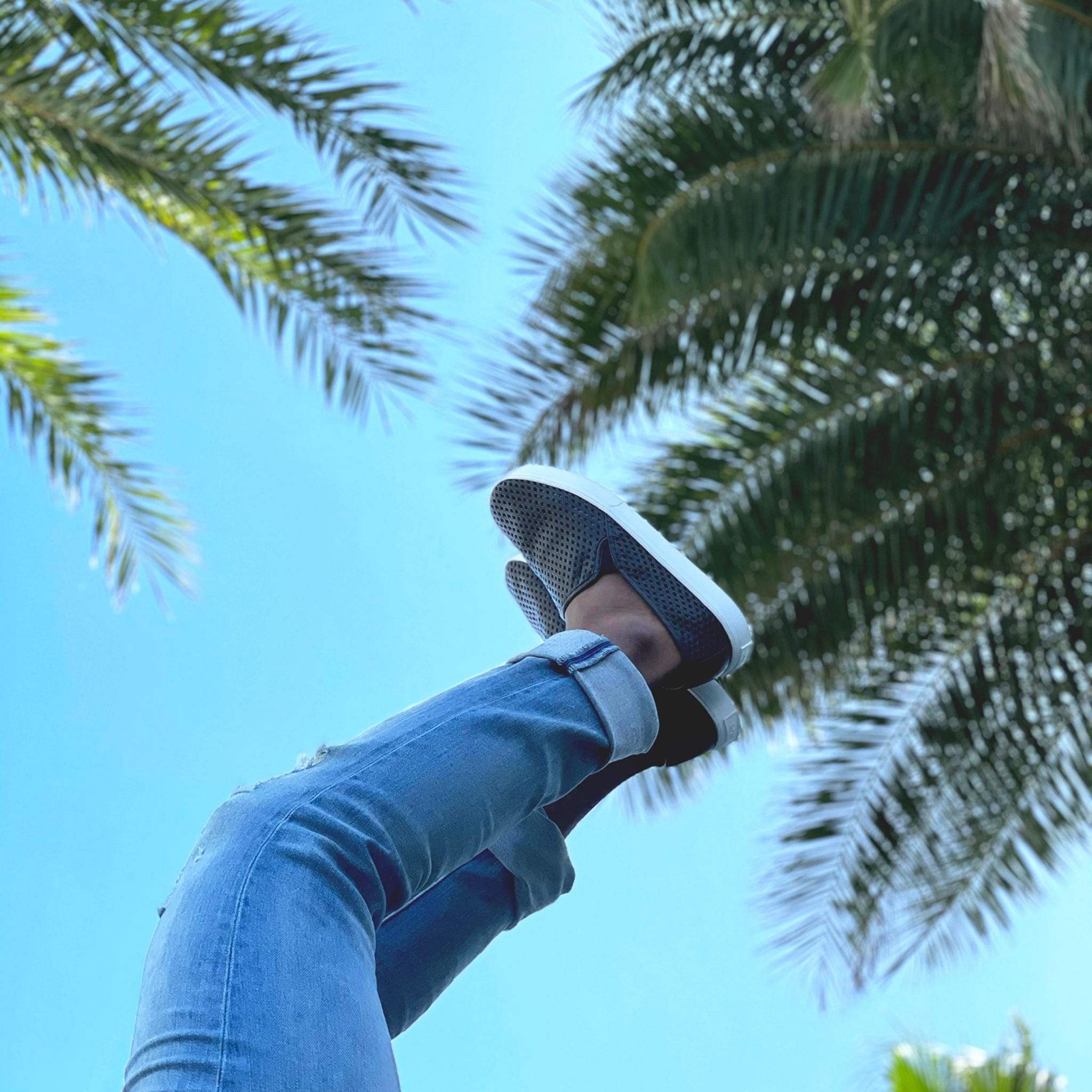 Jibs Classics Jet Black leather slip-on sneaker shoes sustainable Editorial