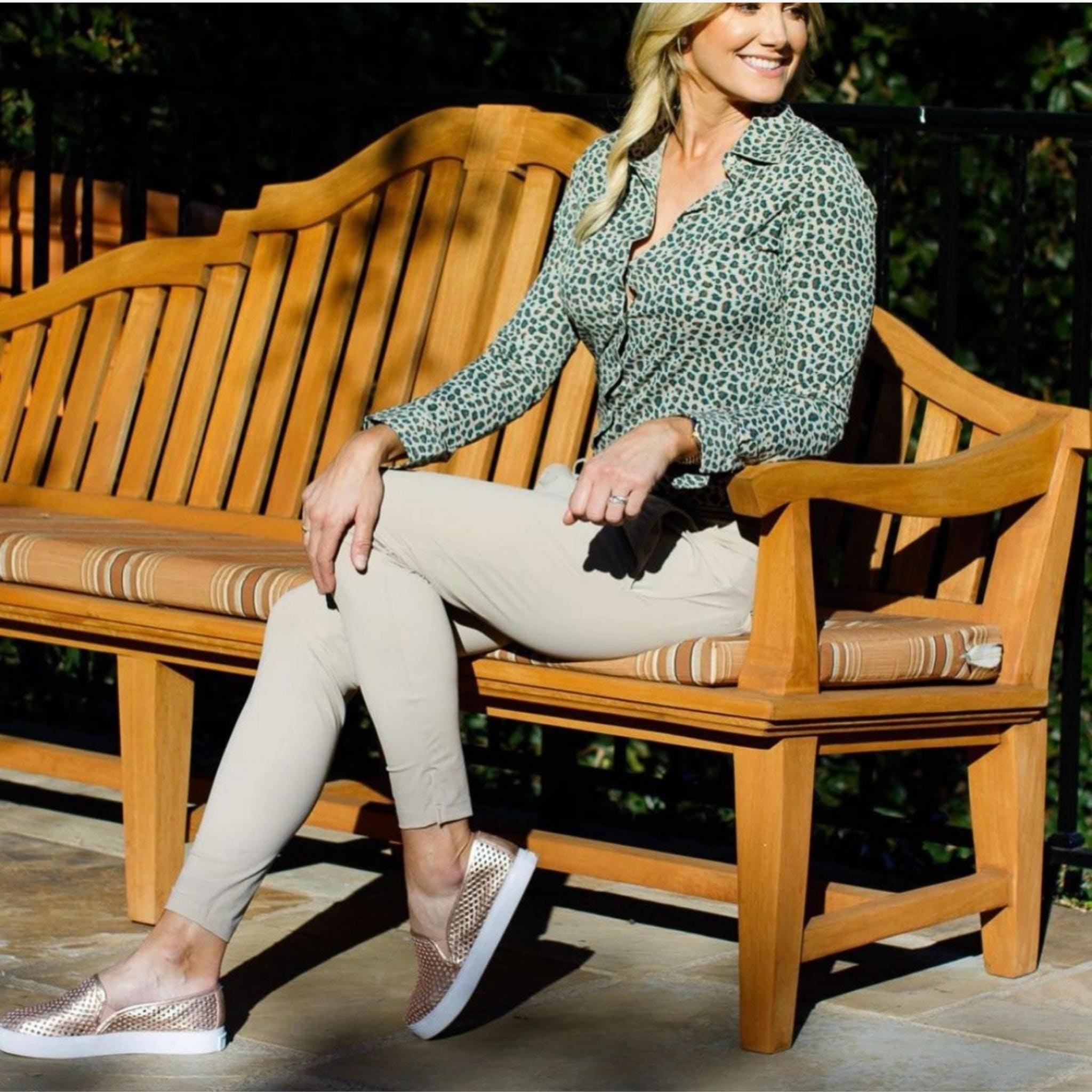 Jibs Classics Rose Gold leather slip-on sneaker shoes sustainable Editorial