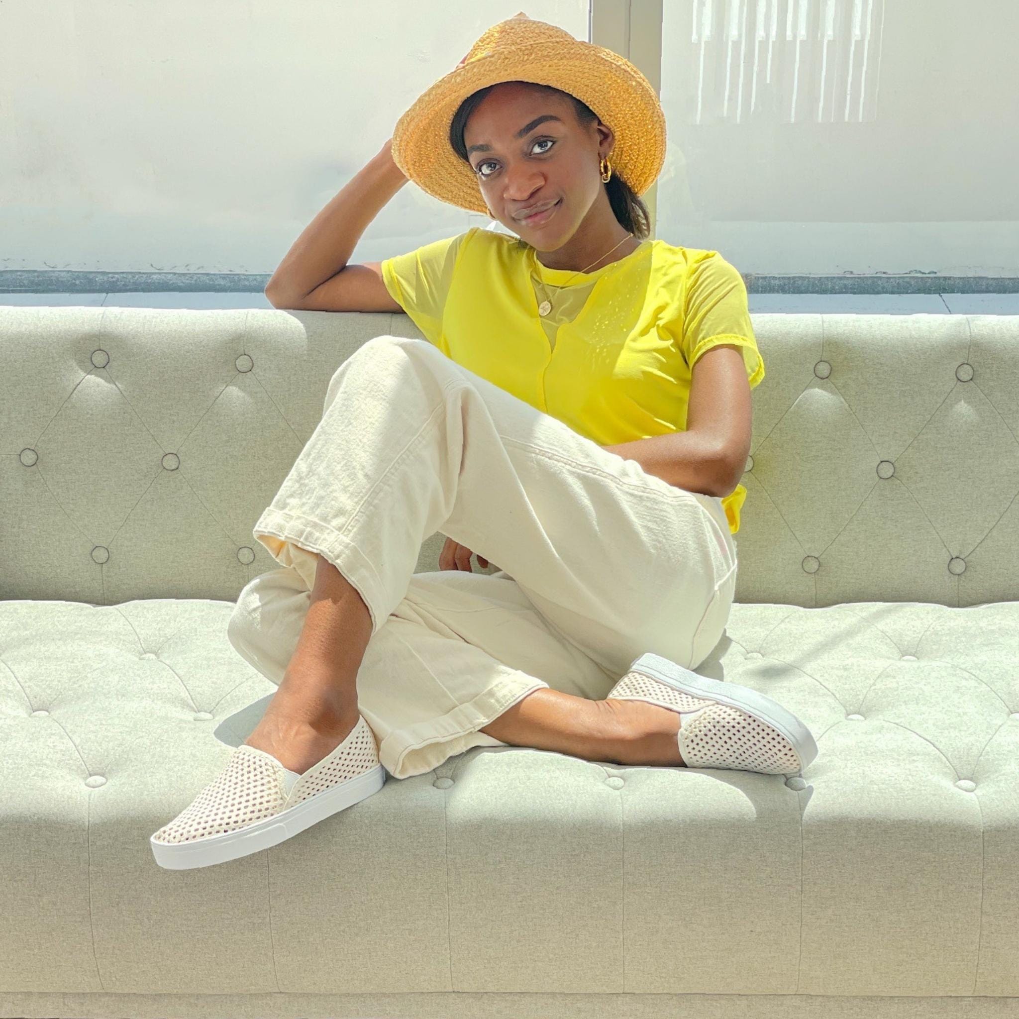 Jibs Classics Soft White leather slip-on sneaker shoes sustainable Editorial