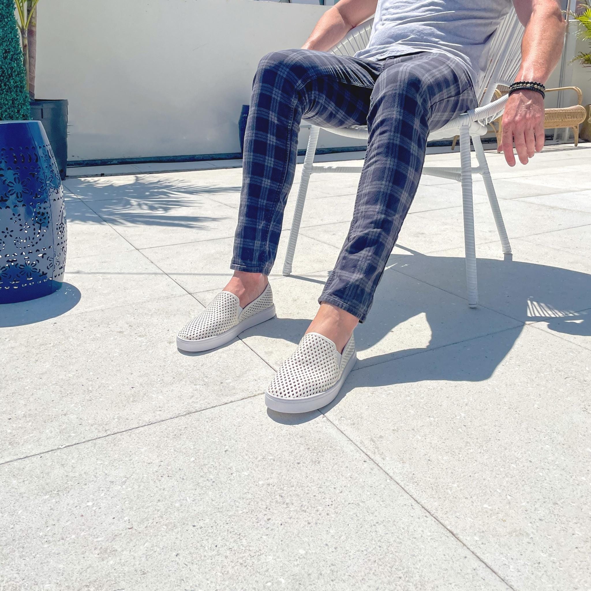 Jibs Classics Soft White leather slip-on sneaker shoes sustainable Editorial