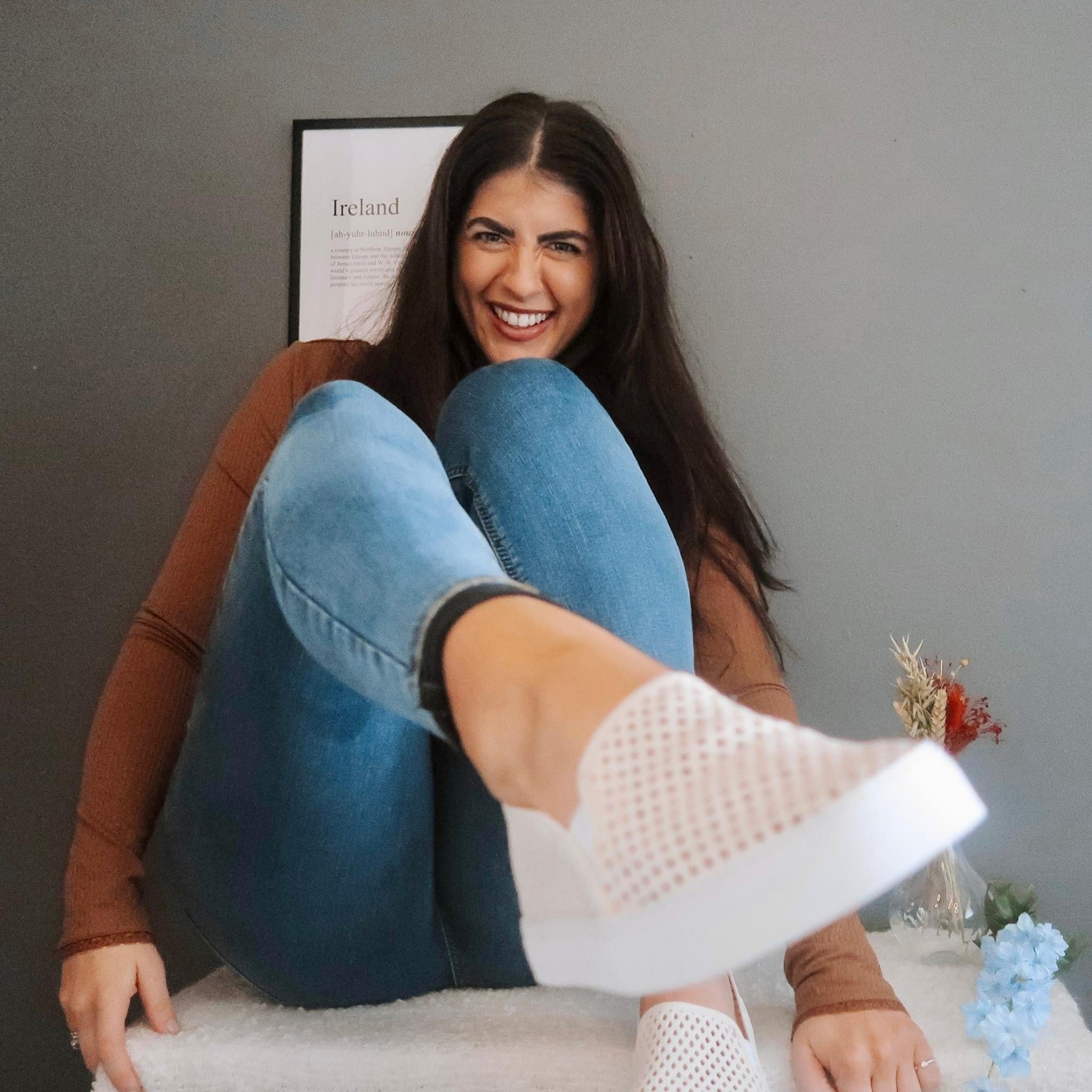 Jibs Classics Soft White leather slip-on sneaker shoes sustainable Editorial