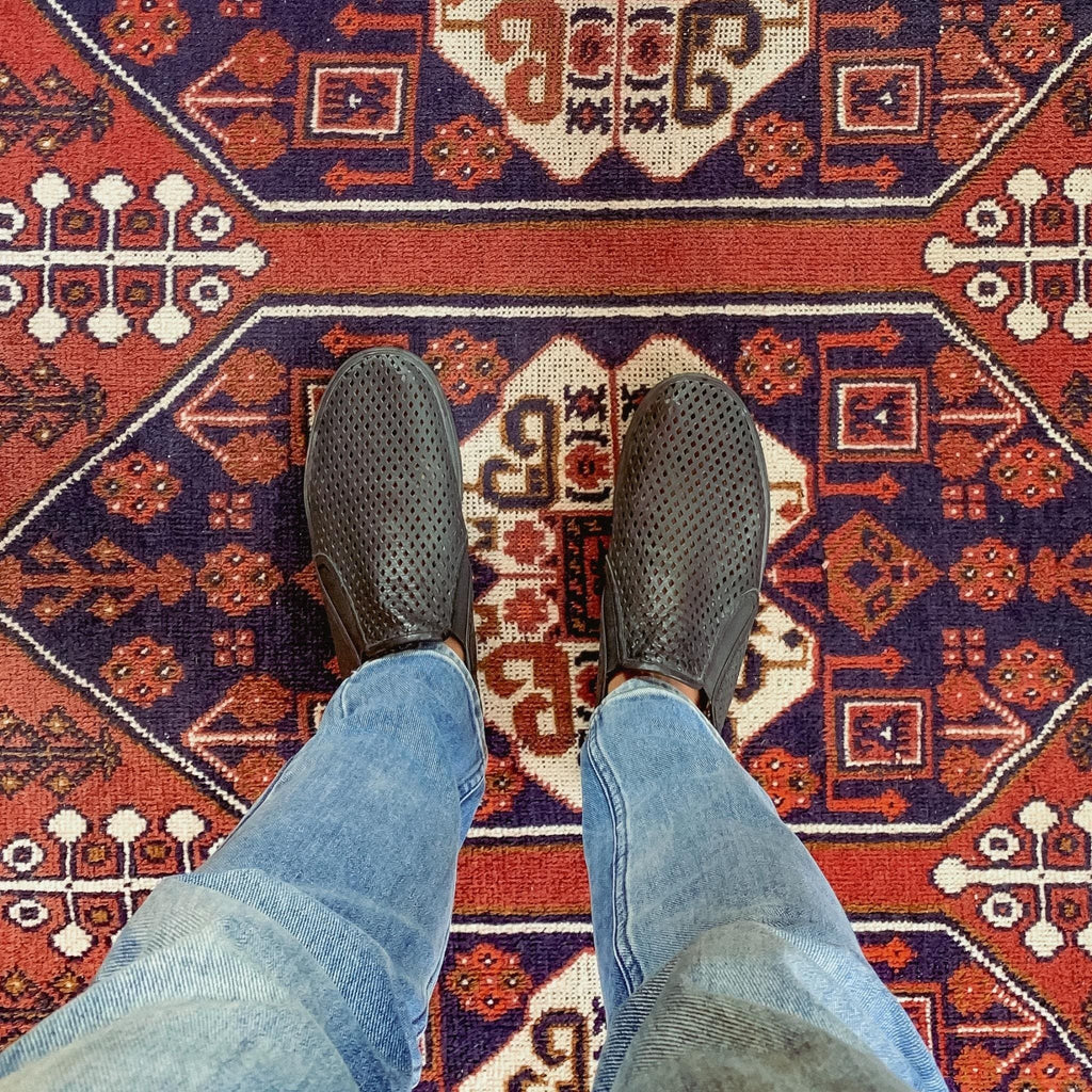 Jibs Mid Rise Jet Black Royale leather slip-on sneaker shoes sustainable Editorial