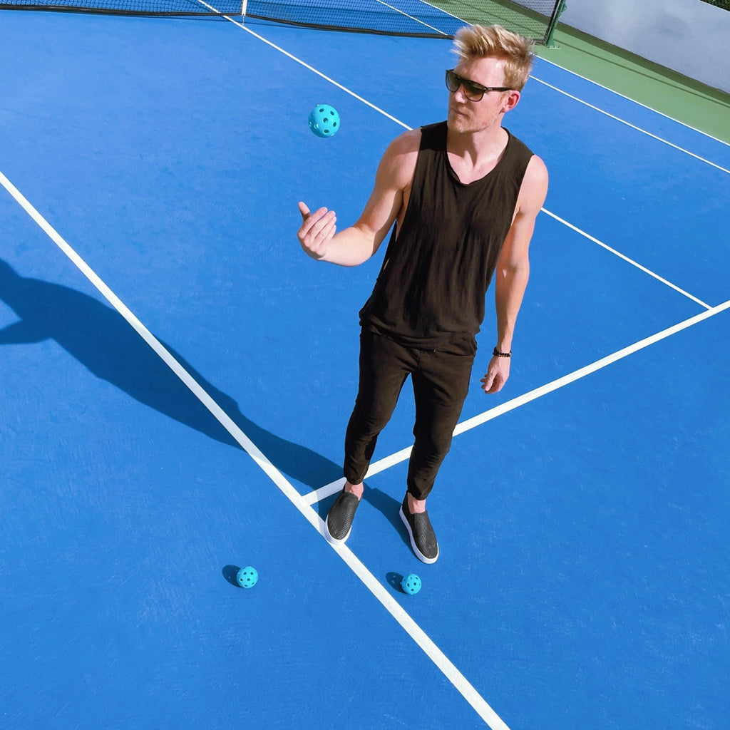 Jibs Mid Rise Jet Black leather slip-on sneaker shoes sustainable Editorial