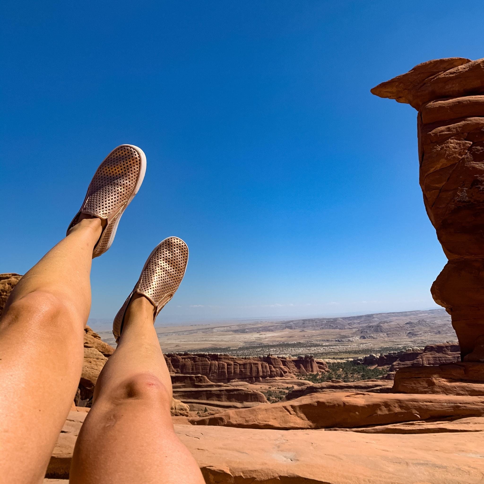 Jibs Mid Rise Rose Gold leather slip-on sneaker shoes sustainable Editorial