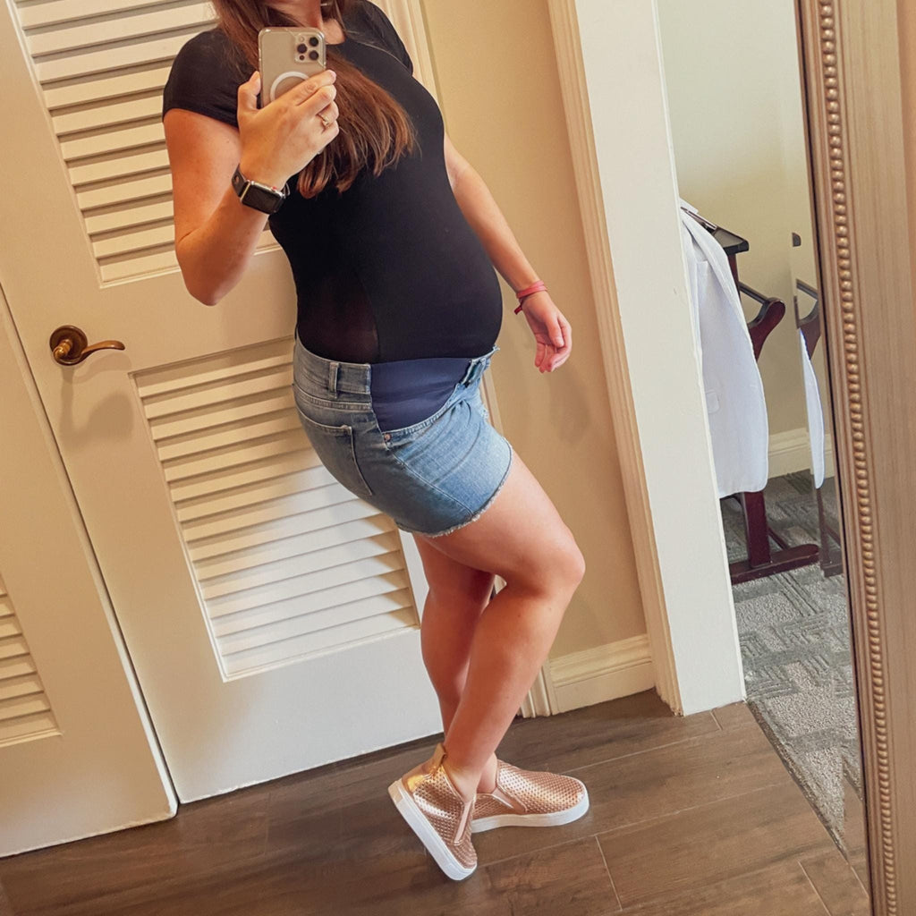 Jibs Mid Rise Rose Gold leather slip-on sneaker shoes sustainable Editorial