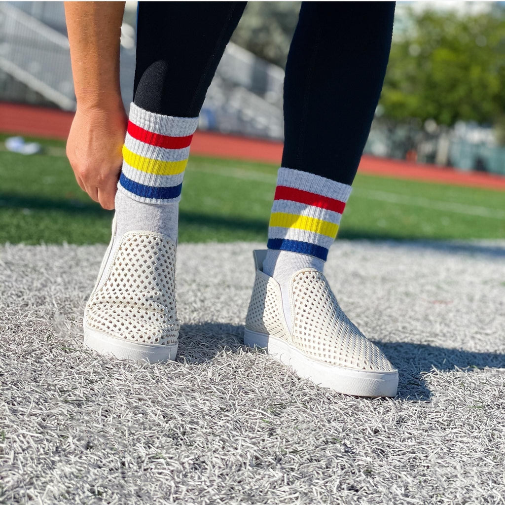 Jibs Mid Rise Soft White leather slip-on sneaker shoes sustainable Editorial