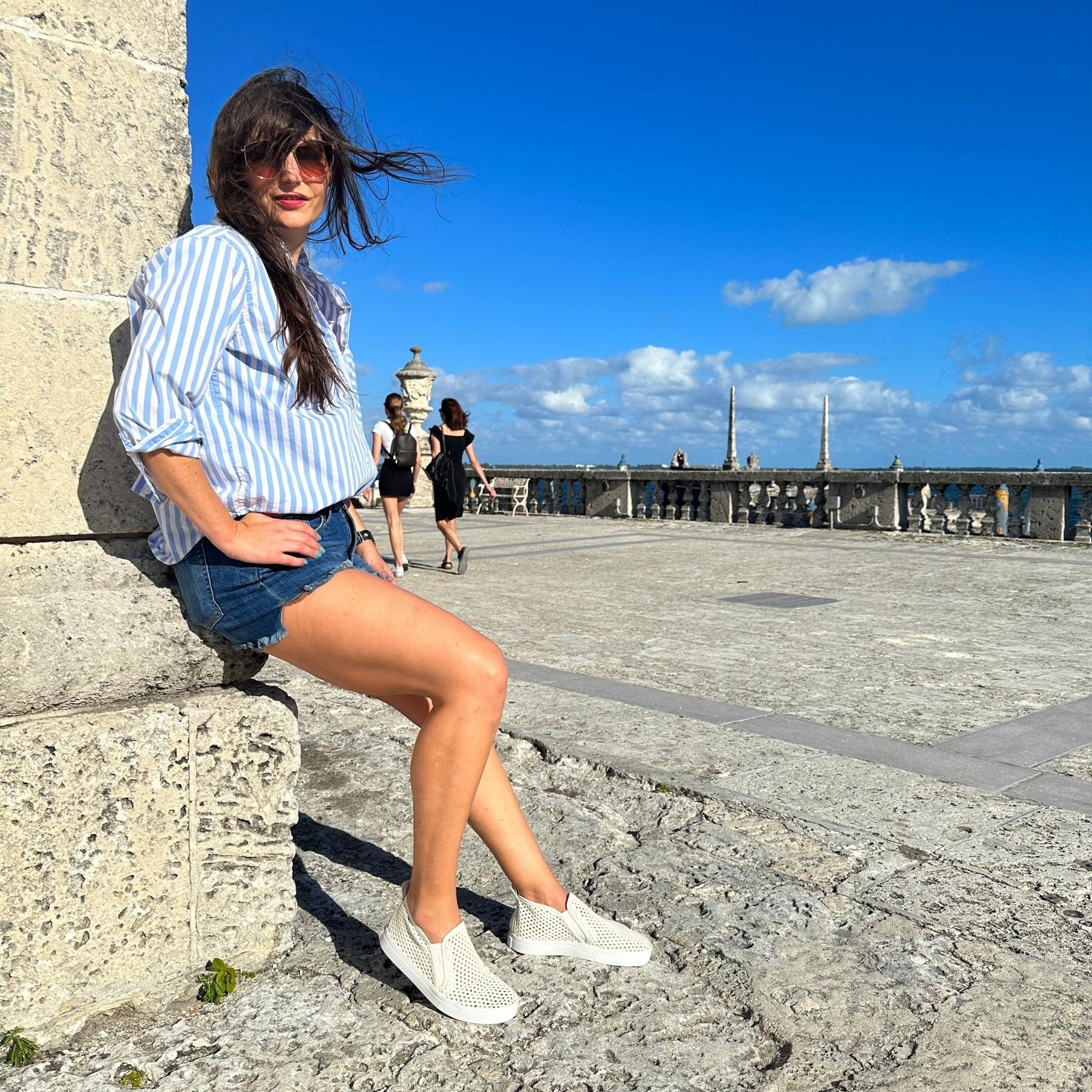 Jibs Mid Rise Soft White leather slip-on sneaker shoes sustainable Editorial