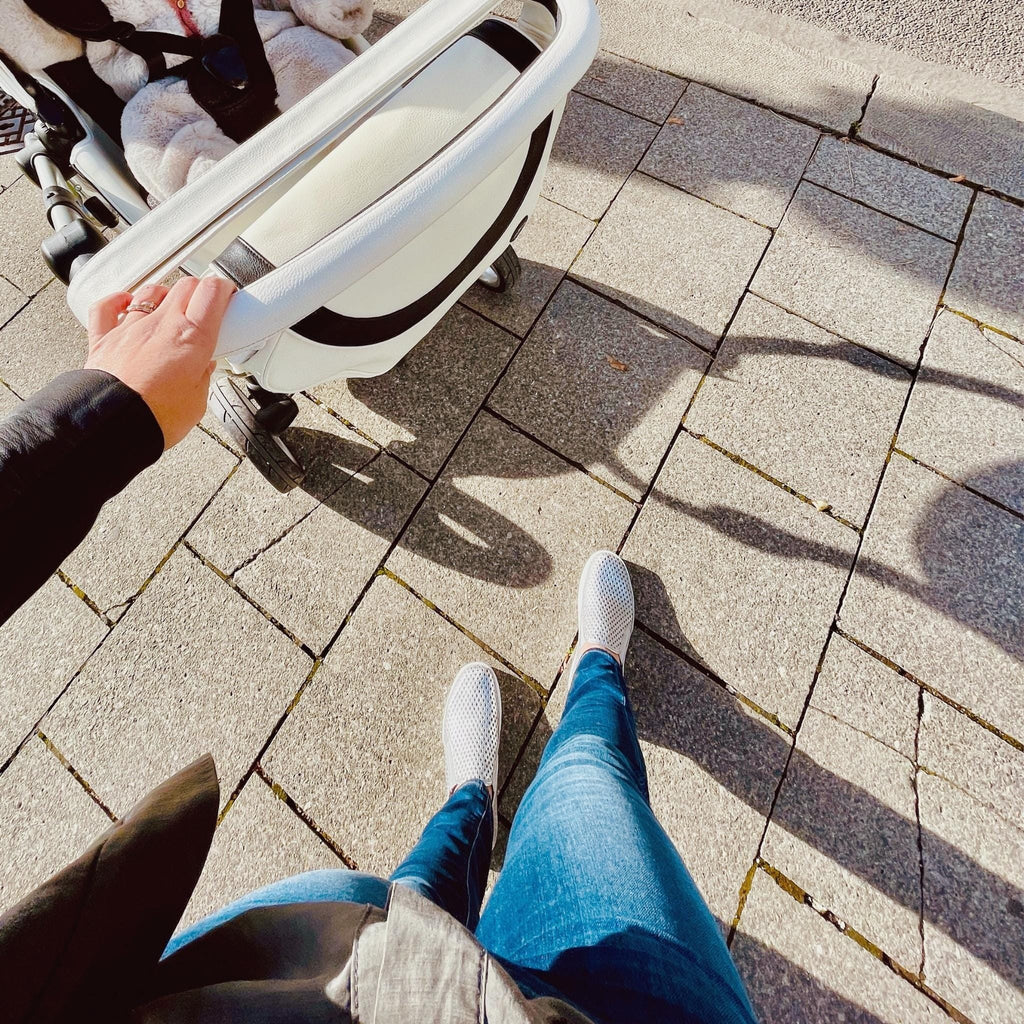 Jibs Mid Rise Soft White leather slip-on sneaker shoes sustainable Editorial