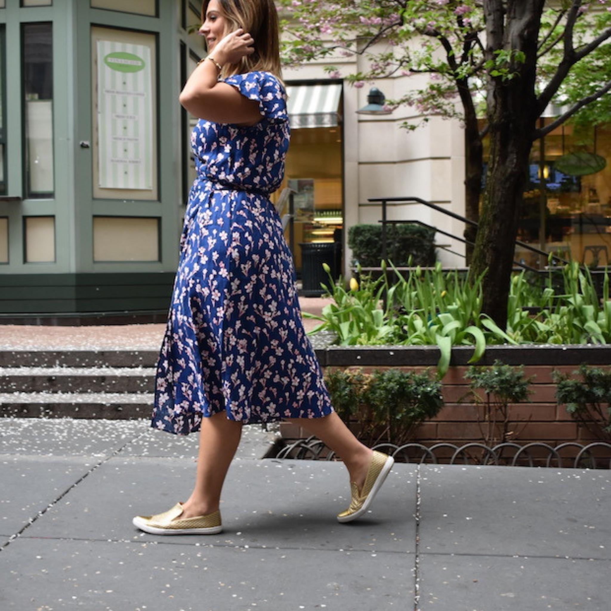 Jibs Slim Gold + Gold Toe Cap leather slip-on sneaker flat shoes sustainable Editorial