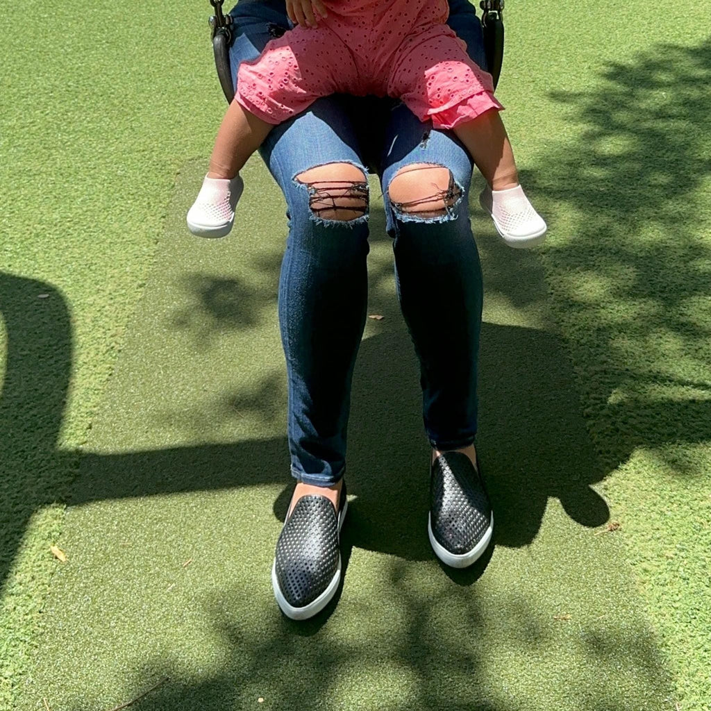 Jibs Slim Jet Black leather slip-on sneaker flat shoes sustainable Editorial