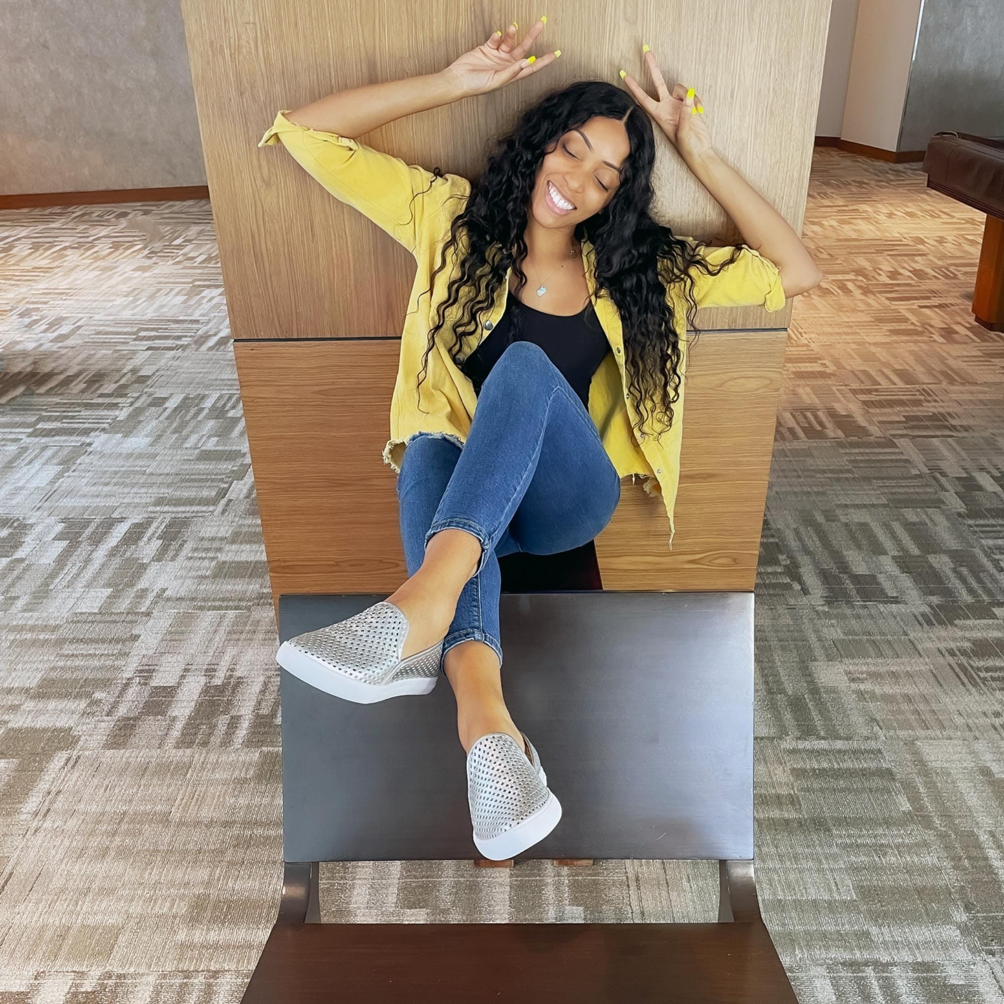 Jibs Slim Silver leather slip-on sneaker flat shoes sustainable Editorial