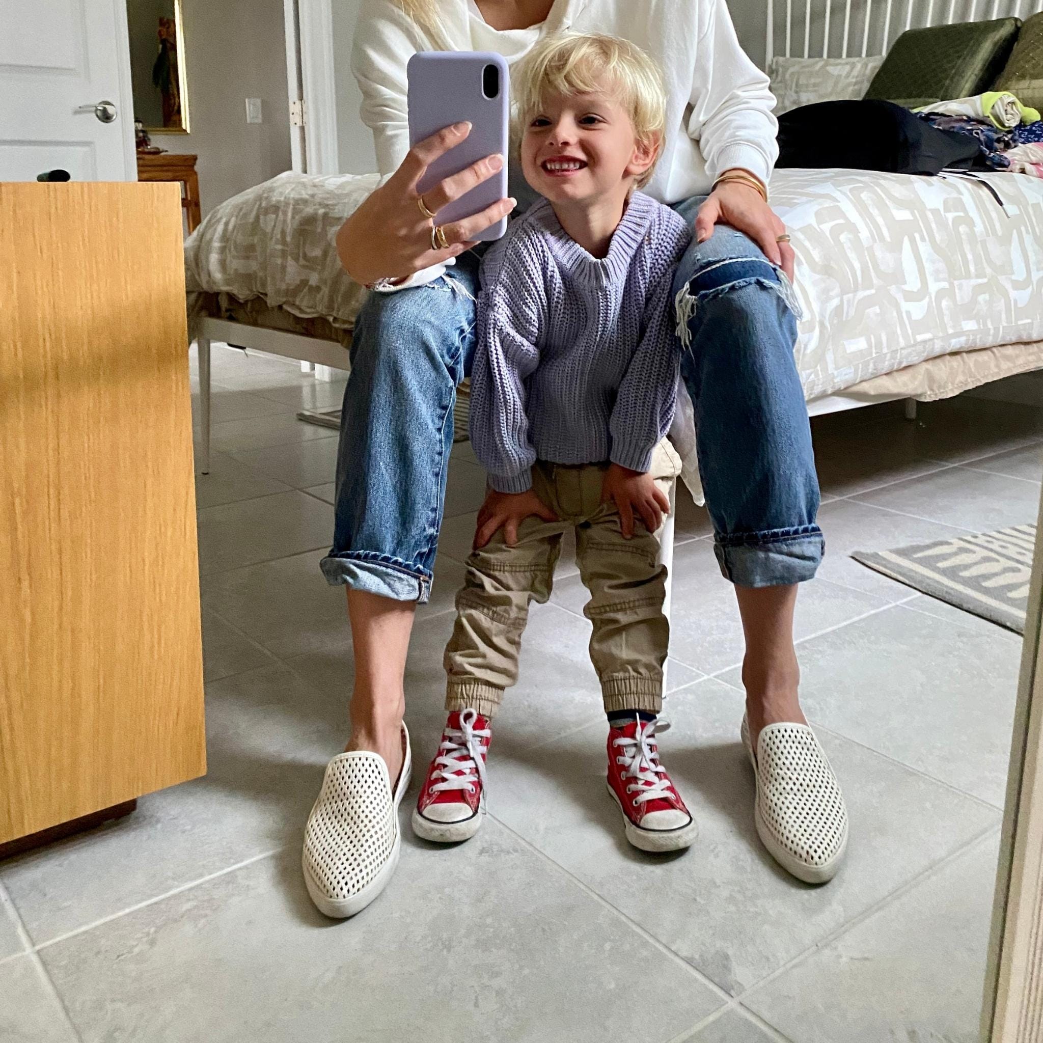 Jibs Slim Soft White leather slip-on sneaker flat shoes sustainable Editorial