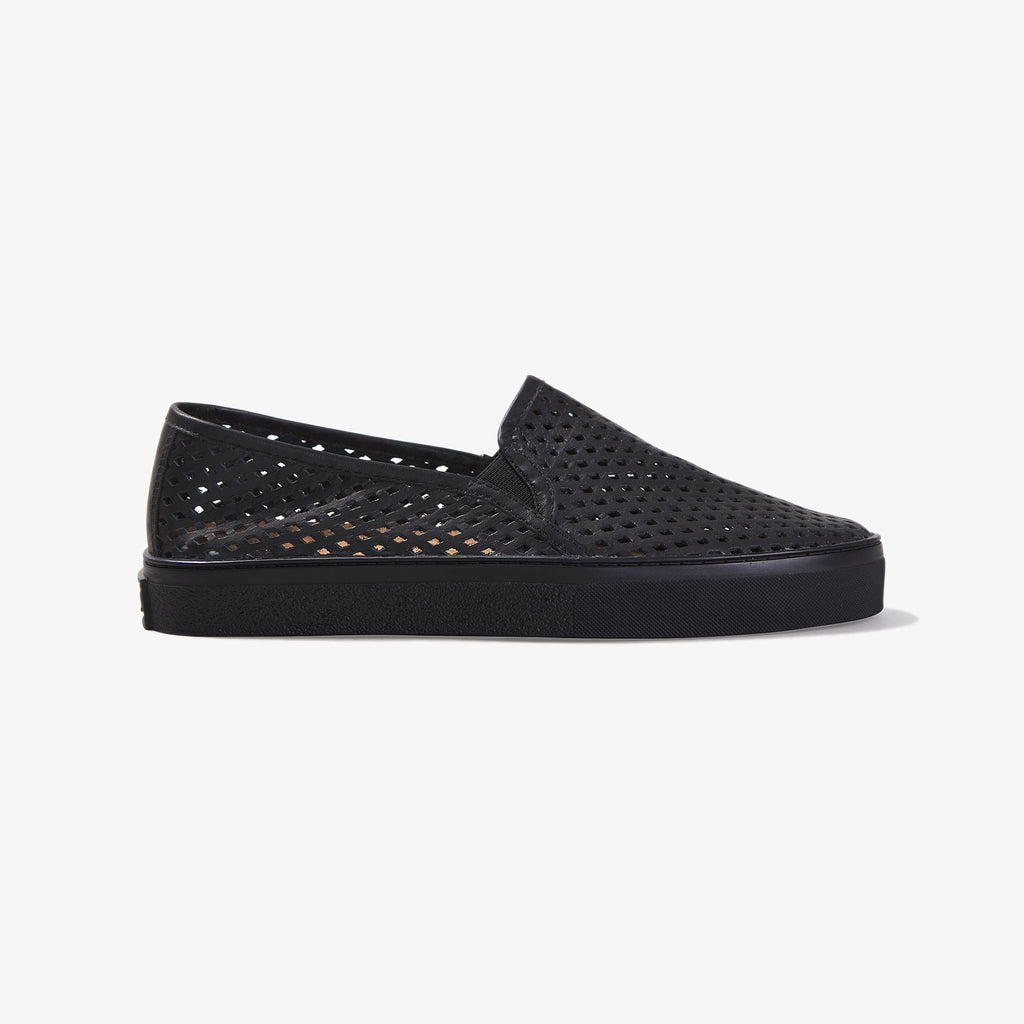 Jibs Classic Jet Black Royale Slip On Sneaker-Shoe Side