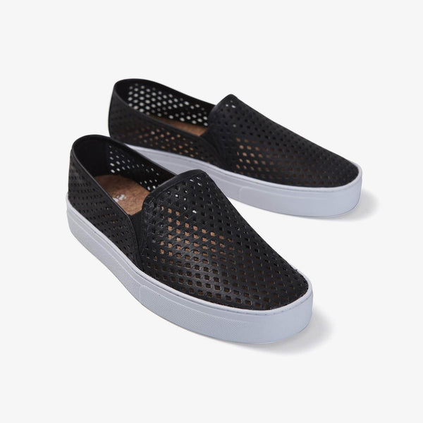 Jibs Classic Jet Black | Bio Leather Slip-ons display picture 3
