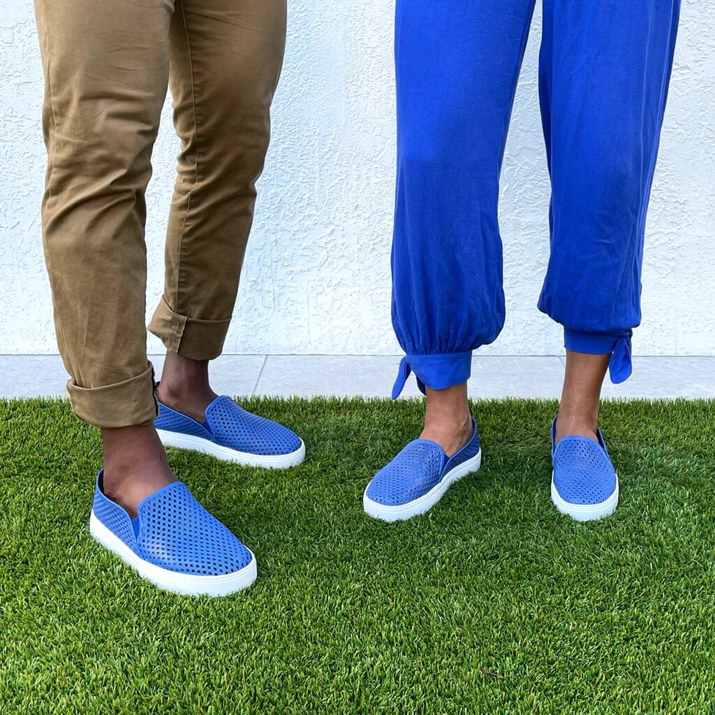 Jibs Classic Galaxy Blue Slip On Sneaker-Shoe Outdoors Mens Womens