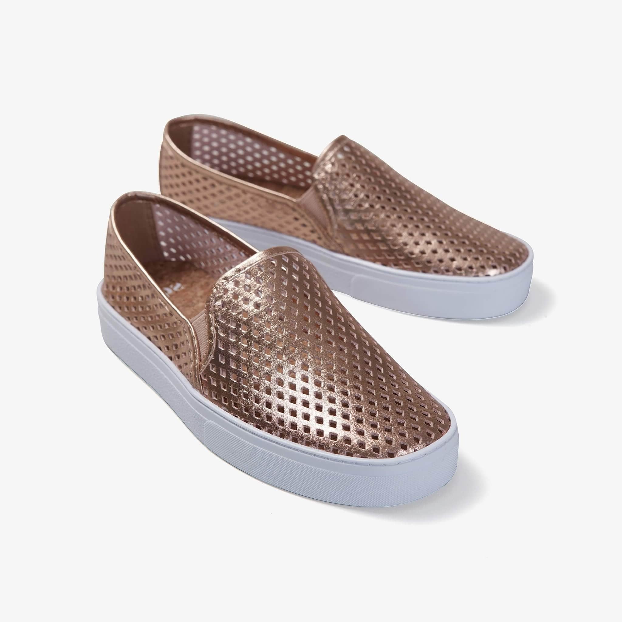 Jibs Classic Rose Gold Slip On Sneaker-Shoe