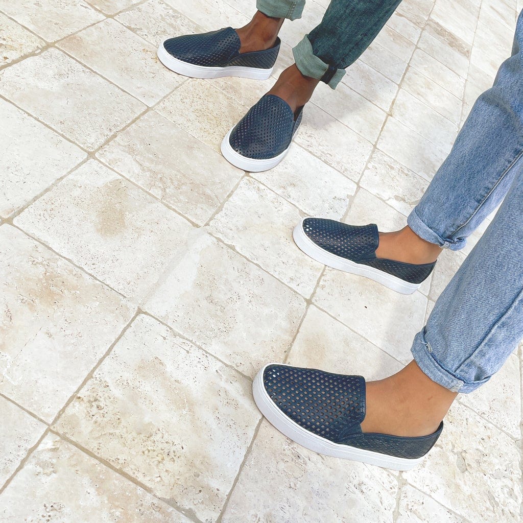 Jibs Classic Navy Blue Slip On Sneaker-Shoe Outdoors Co-Ed Unisex