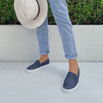 Jibs Classic Navy Blue Slip On Sneaker-Shoe Outdoors Womens