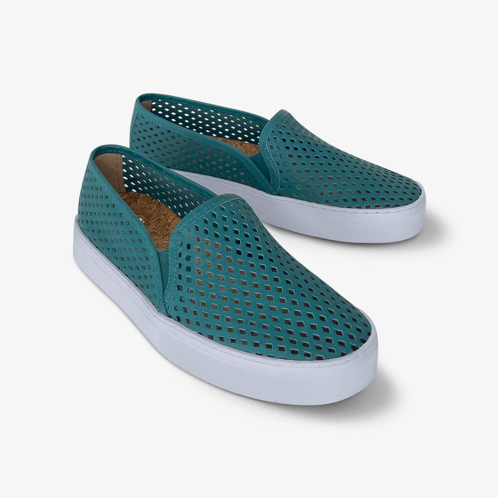 Jibs Classic Teal Slip On Sneaker Shoe
