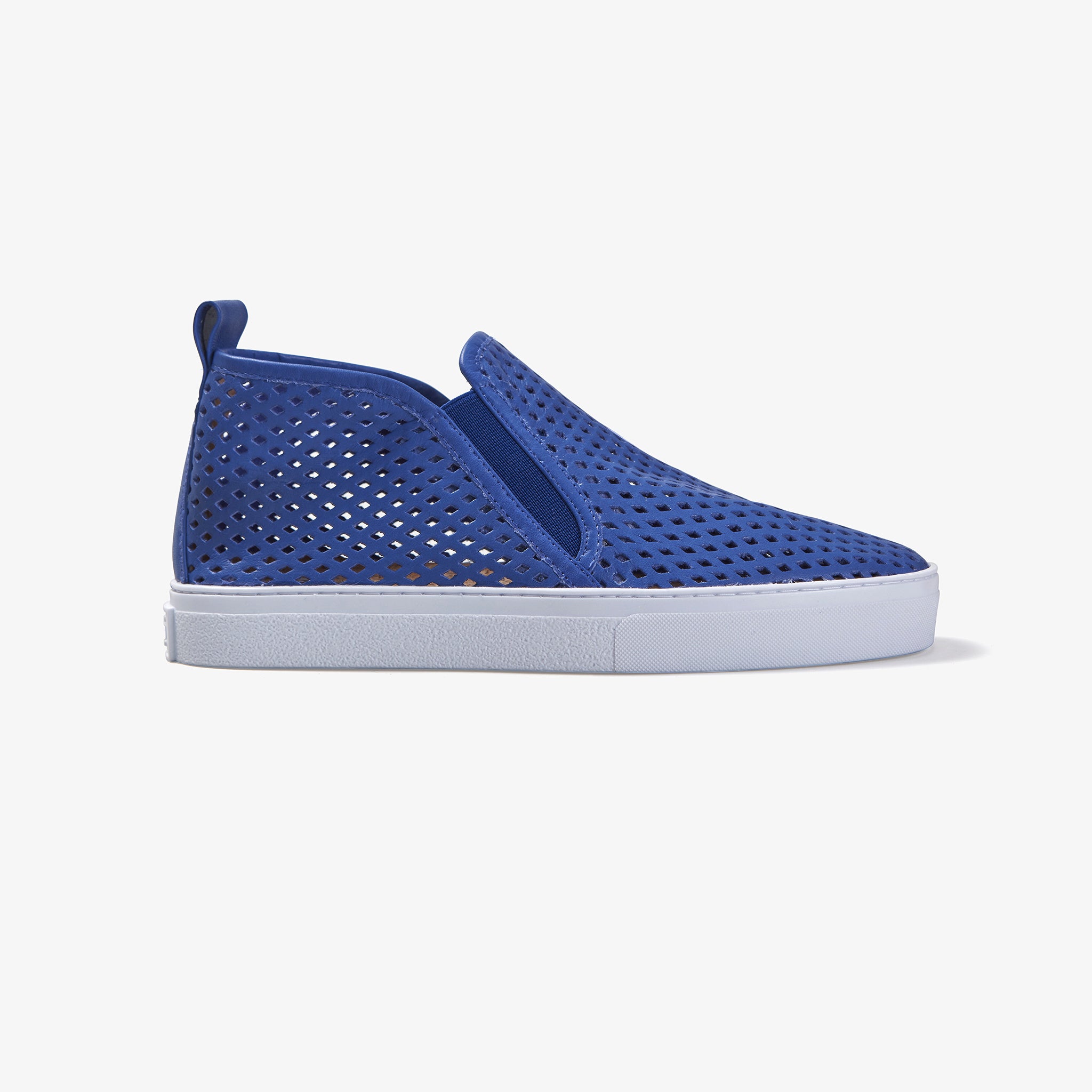 Jibs Mid Rise Galaxy Blue Slip On Sneaker Bootie Side