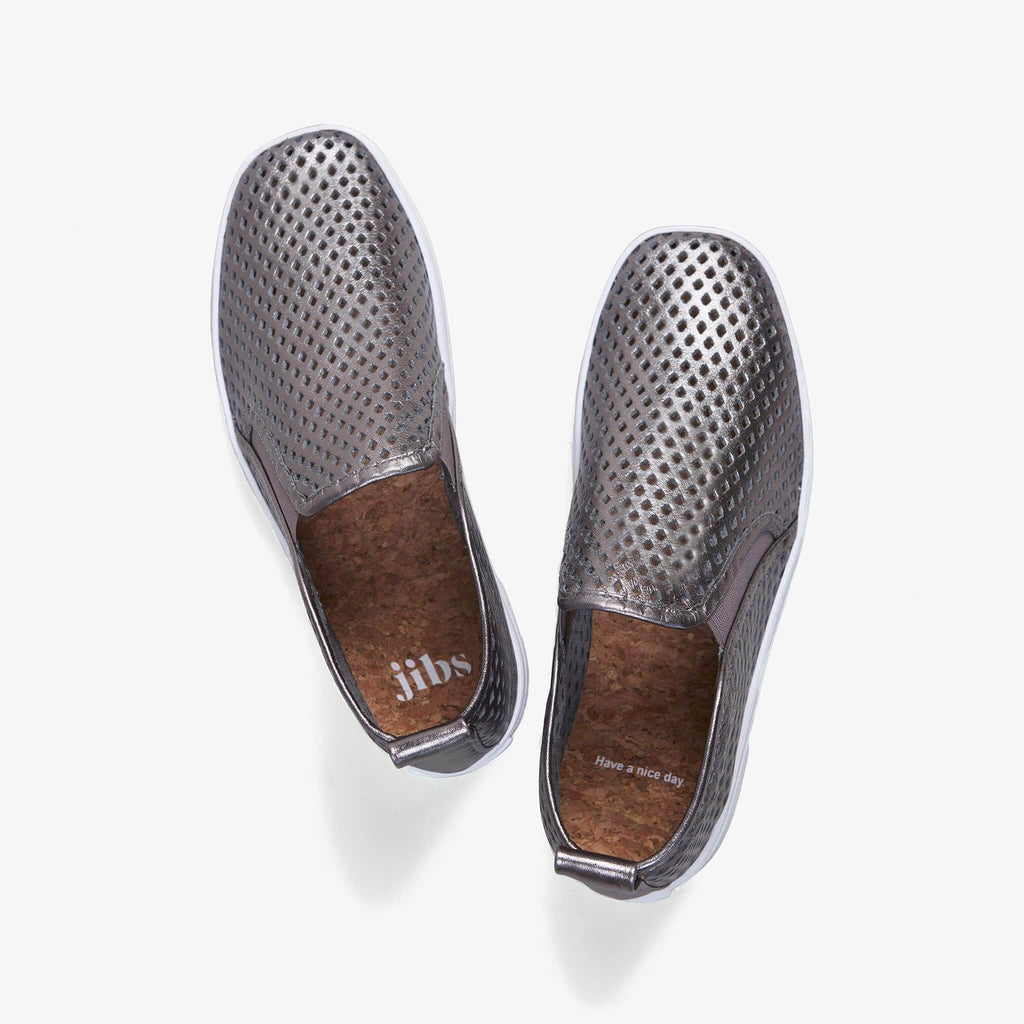 Jibs Mid Rise Rise Space Slip On Sneaker Bootie Top Have A Nice Day