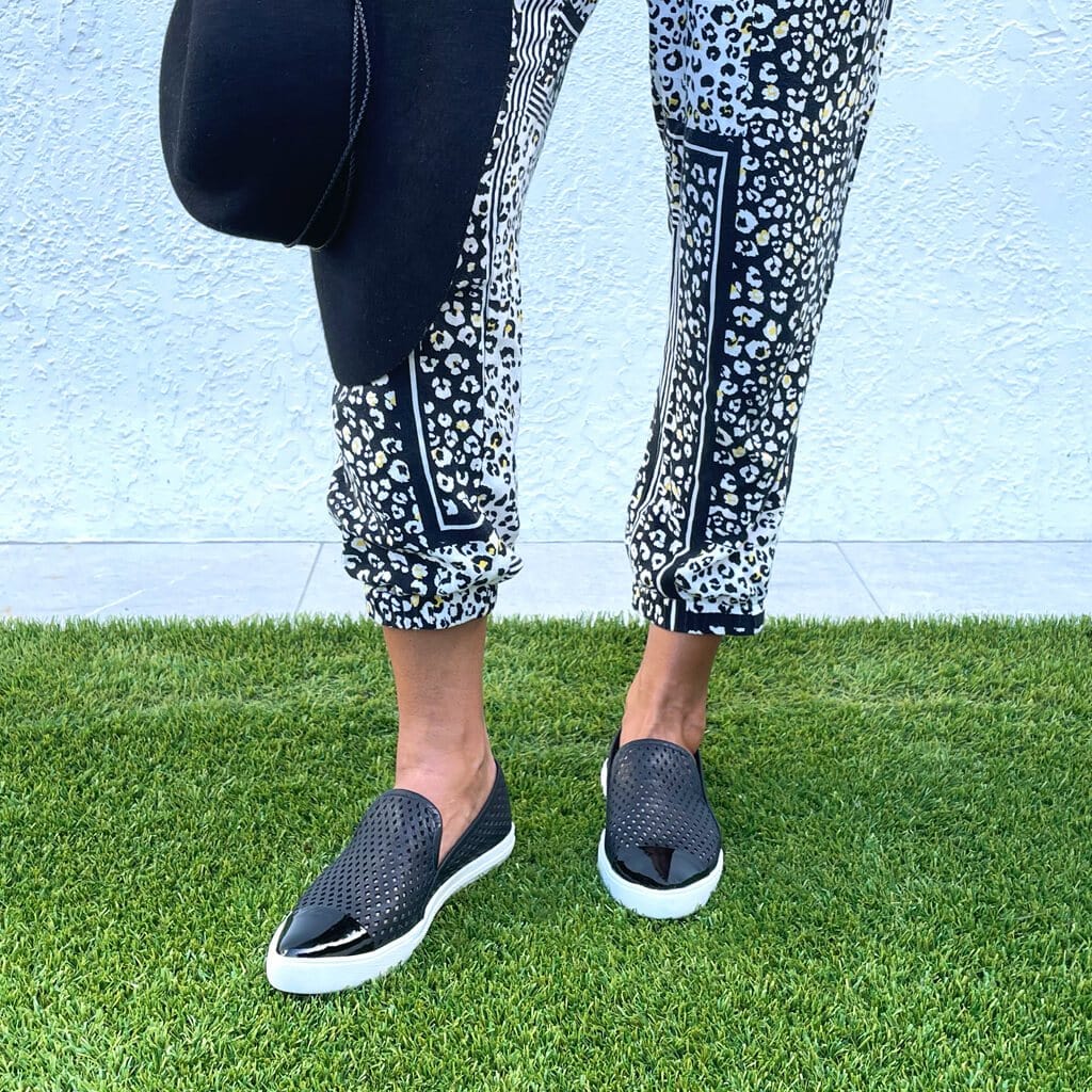 Jibs Slim Jet Black + Onyx Toe Cap Slip On Sneaker Flat Pair Outdoors Womens