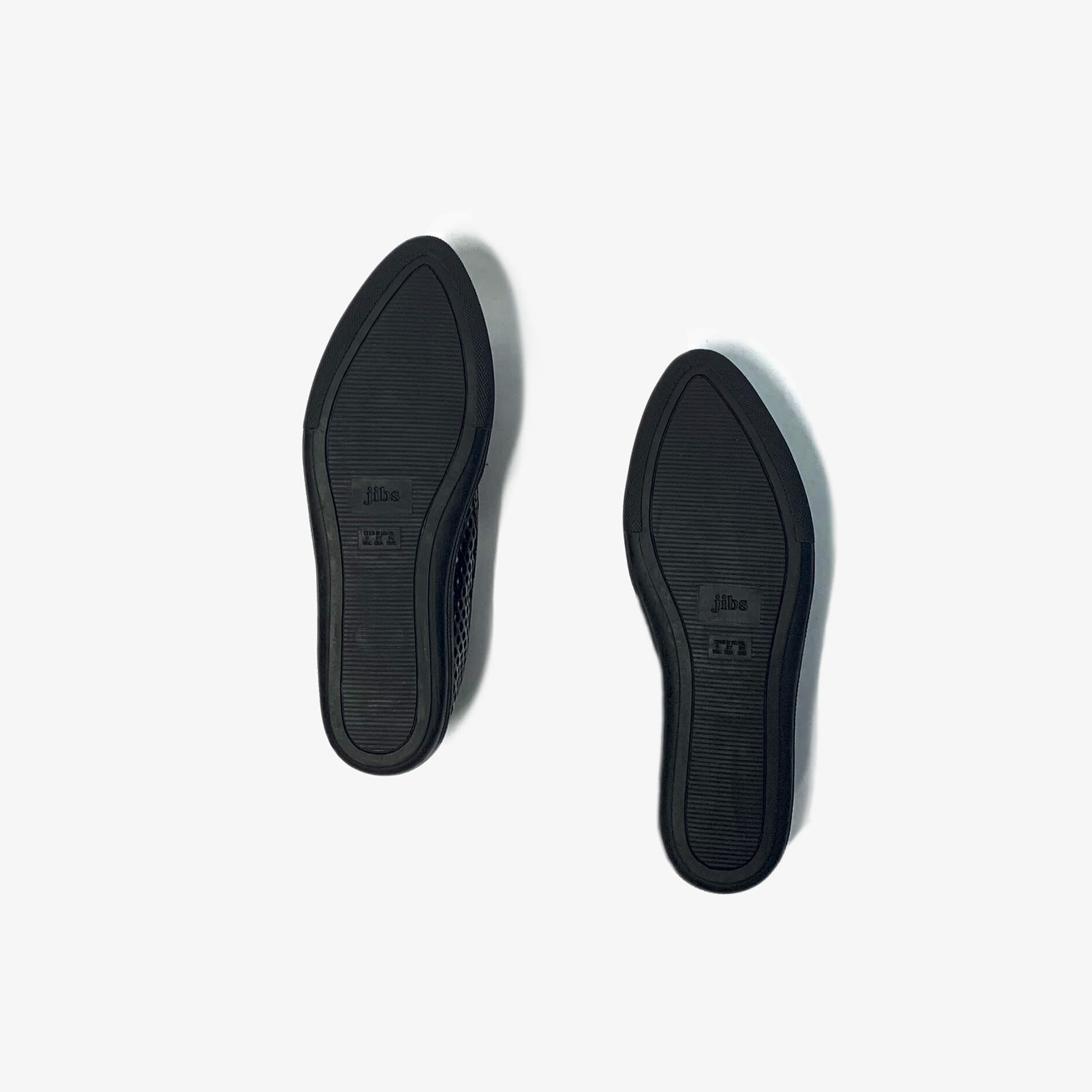 Jibs Slim Jet Black Royale + Onyx Slip On Sneaker Recycled Rubber Sole